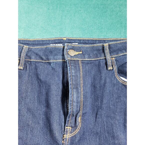 Old Navy Jeans Size 16 Womens Blue Stretch Denim Pants High Rise Ladies Flared - Picture 6 of 12